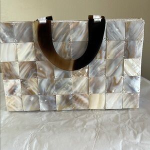 Elegant Mother of Pearl Handbag